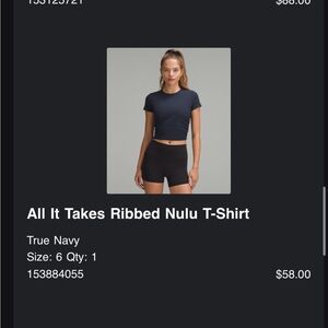 All it Takes Ribbed Nulu Tshirt